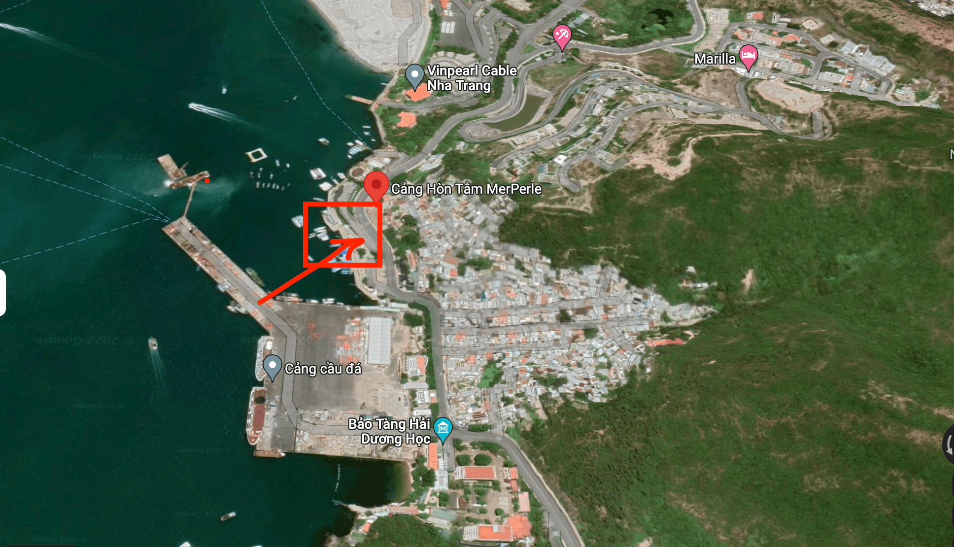 Cảng Hòn Tằm ở đâu
